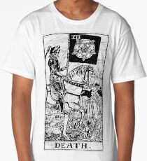 Death Tarot Card - Major Arcana - fortune telling - occult Long T-Shirt