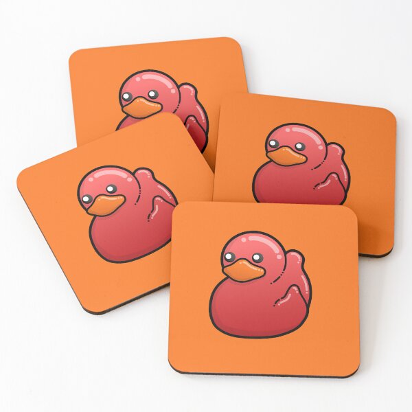Item preview, Red and Orange Rubber Ducky designed and sold by Gay-Koala.