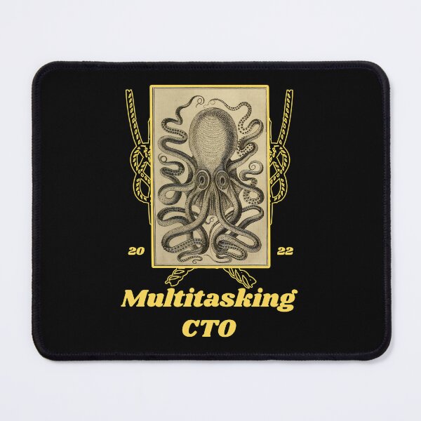 Item preview, 'Multitasking CTO' Old Book Octopus Graphic - Funny Quotes Designs for T-shirts, stickers and other accessories designed and sold by Ridiculam Toga.