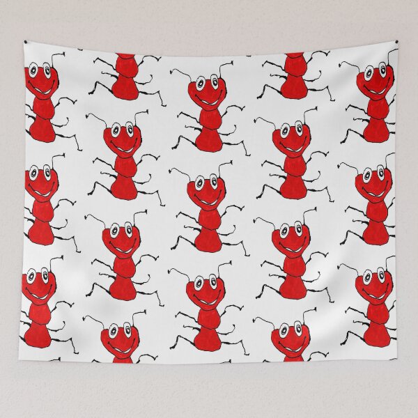 Item preview, Red Ant - Cartoon Ant designed and sold by Jolita Yamuna.