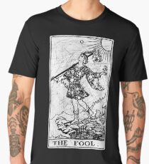 The Fool Tarot Card - Major Arcana - fortune telling - occult Men's Premium T-Shirt