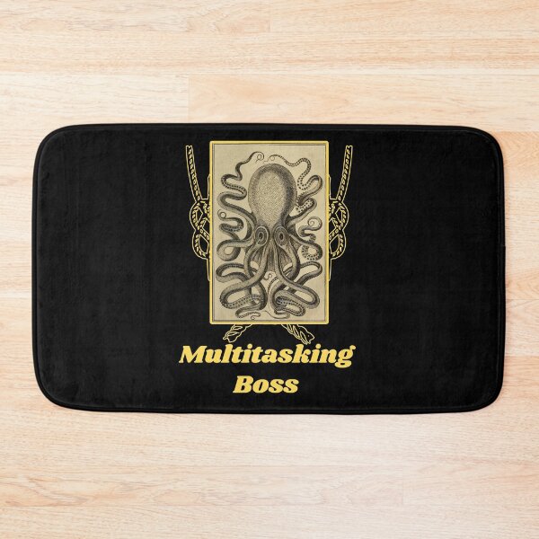 Item preview, 'Multitasking Boss' Old Book Octopus Graphic - Funny Quotes Designs for T-shirts, stickers and other accessories designed and sold by Ridiculam Toga.