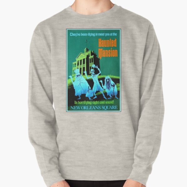 NEW ORLEANS : Vintage Haunted Mansion Advertising Print Pullover Sweatshirt