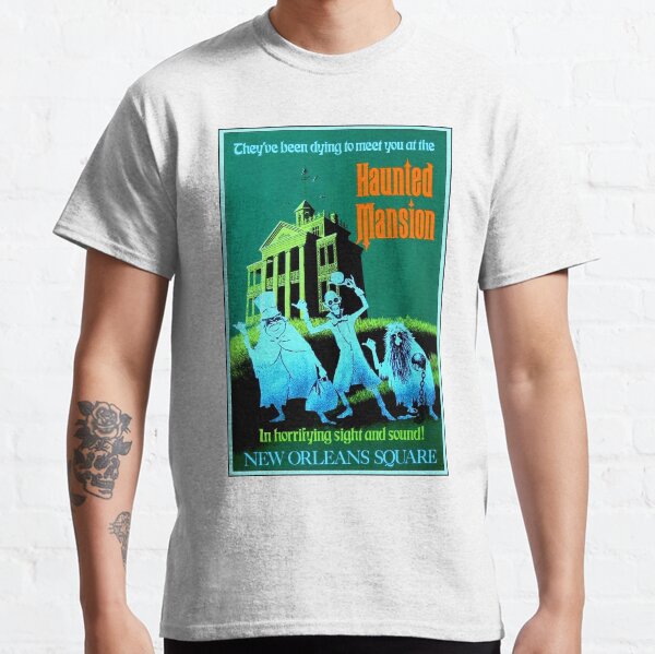 NEW ORLEANS : Vintage Haunted Mansion Advertising Print Classic T-Shirt
