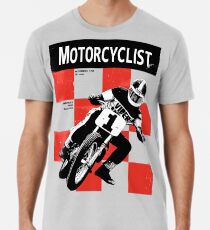 Classic Motorcycle Magazine Cover Premium T-Shirt