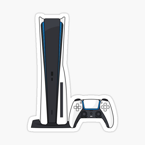 "PlayStation 5 Disc Console Inspired Sticker" Sticker for Sale by