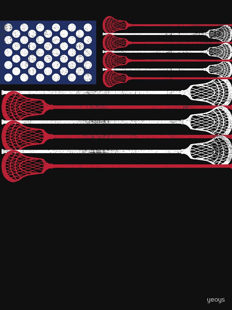 Vintage Flag > US Flag Made of Lacrosse Balls + Bats > Laxing von yeoys