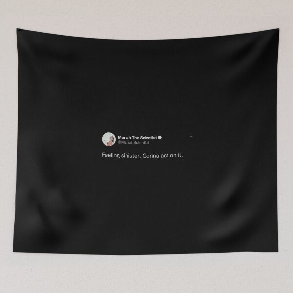 Item preview, Mariah The Scientist Tweet Sticker designed and sold by cantoyanikr.