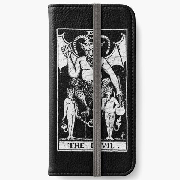 The Devil Tarot Card - Major Arcana - fortune telling - occult iPhone Wallet