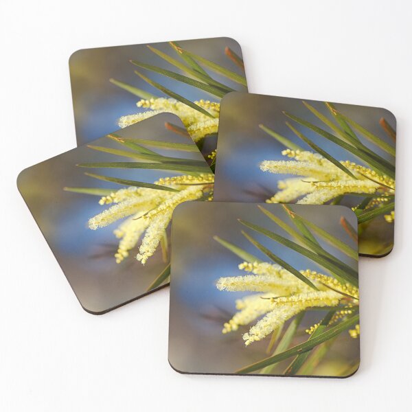 Item preview, Golden Wattle Flowers Fingers designed and sold by Joy Watson - Natural Light Photography .