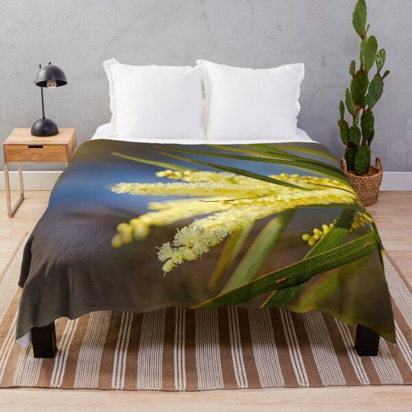 Item preview, Golden Wattle Flowers Fingers designed and sold by Joy Watson - Natural Light Photography .