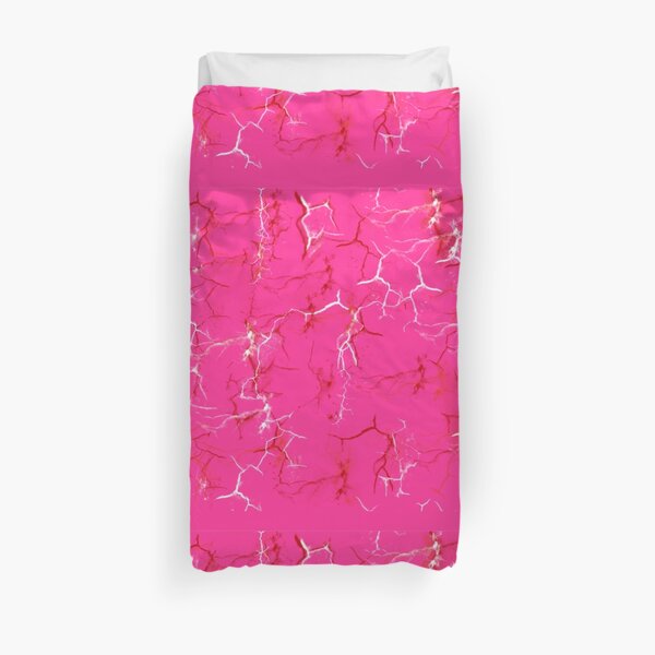 Marble and lightning Duvet Cover