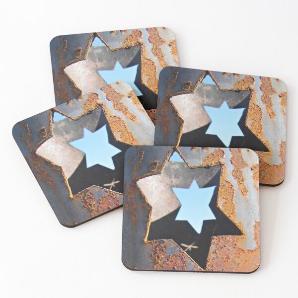 Item preview, Rusty stars designed and sold by BiodiversityRocks.
