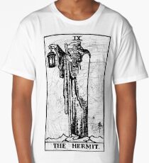 The Hermit Tarot Card - Major Arcana - fortune telling - occult Long T-Shirt