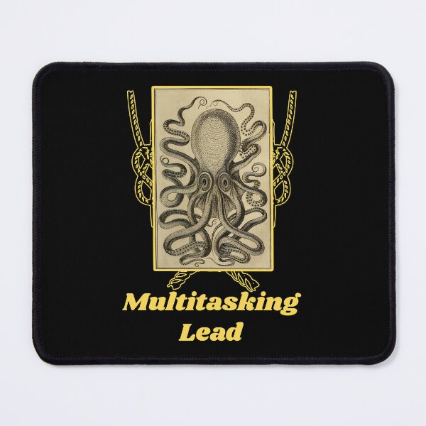 Item preview, 'Multitasking Lead' Old Book Octopus Graphic - Funny Quotes Designs for T-shirts, stickers and other accessories designed and sold by Ridiculam Toga.