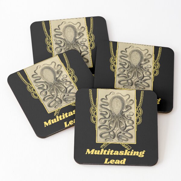 Item preview, 'Multitasking Lead' Old Book Octopus Graphic - Funny Quotes Designs for T-shirts, stickers and other accessories designed and sold by Ridiculam Toga.