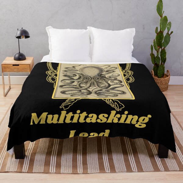 Item preview, 'Multitasking Lead' Old Book Octopus Graphic - Funny Quotes Designs for T-shirts, stickers and other accessories designed and sold by Ridiculam Toga.