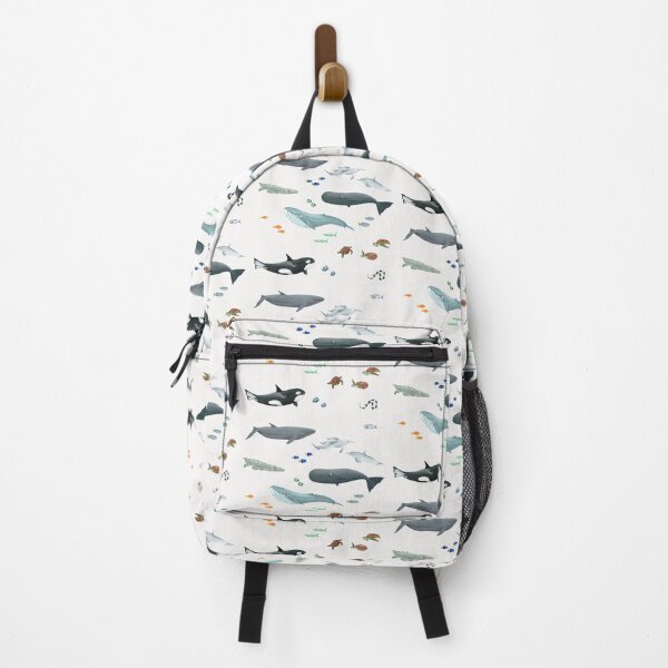 Item preview, Pattern with whales and fishes / underwater world designed and sold by Corinna Arauner.