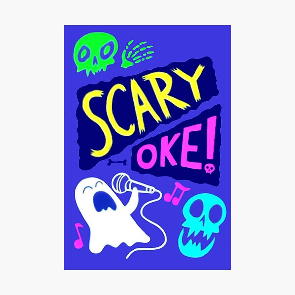 Item preview, Gravity Falls Scary-Oke Poster designed and sold by The-Sqoou.