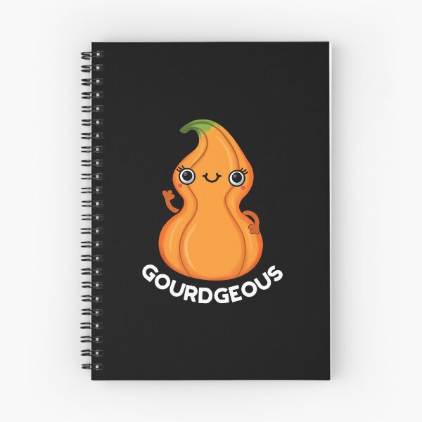 Item preview, Gourd-geous Gourd Funny Veggie Puns (Dark BG) designed and sold by punnybone.