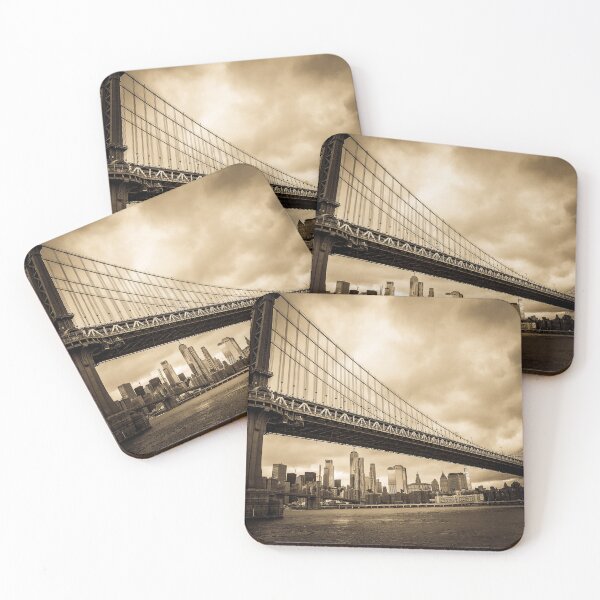 Item preview, Manhattan bridge with New York Skyline designed and sold by pcole123.