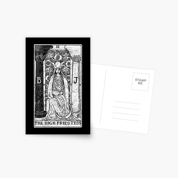 The High Priestess Tarot Card - Major Arcana - fortune telling - occult Postcard
