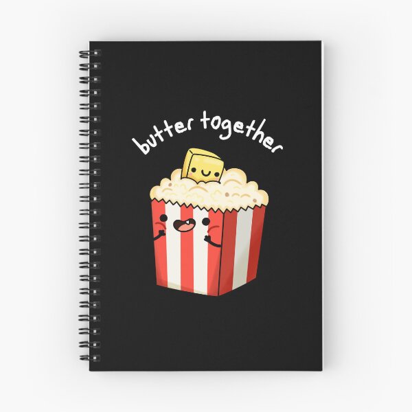 Item preview, Butter Together Funny Popcorn Puns (Dark BG) designed and sold by punnybone.