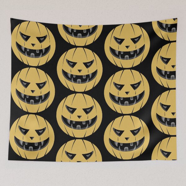 Item preview, Halloween Ghost yellow Pumpkin designed and sold by Cheni-Yathri.