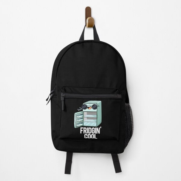 Item preview, Fridgin Cool Funny Refrigerator Puns (Dark BG) designed and sold by punnybone.
