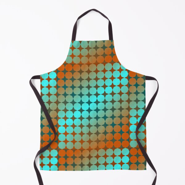 Item preview, Octagons Cyan Orange Ombre designed and sold by Shapes-Mania.