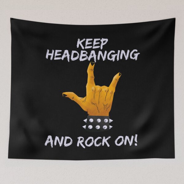 Item preview, Keep headbanging and rock on designed and sold by RichTeeDesigns.