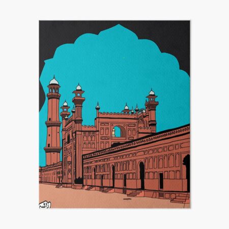 Artikel-Vorschau von Badshahi-Moschee, Lahore - Pakistan, designt und verkauft von Rafia Javed.