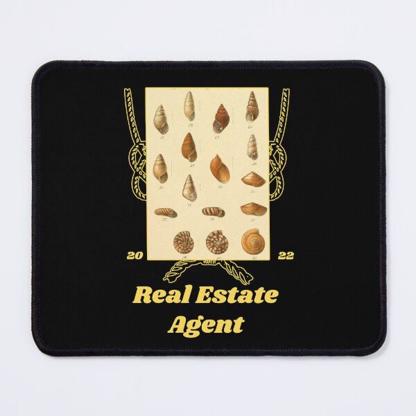 Item preview, 'Real Estate Agent' Old Book Shells Graphic - Funny Quotes Designs for T-shirts, stickers and other accessories designed and sold by Ridiculam Toga.