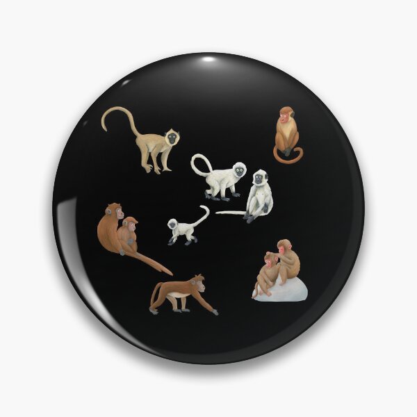 Item preview,  Asian monkeys designed and sold by Corinna Arauner.