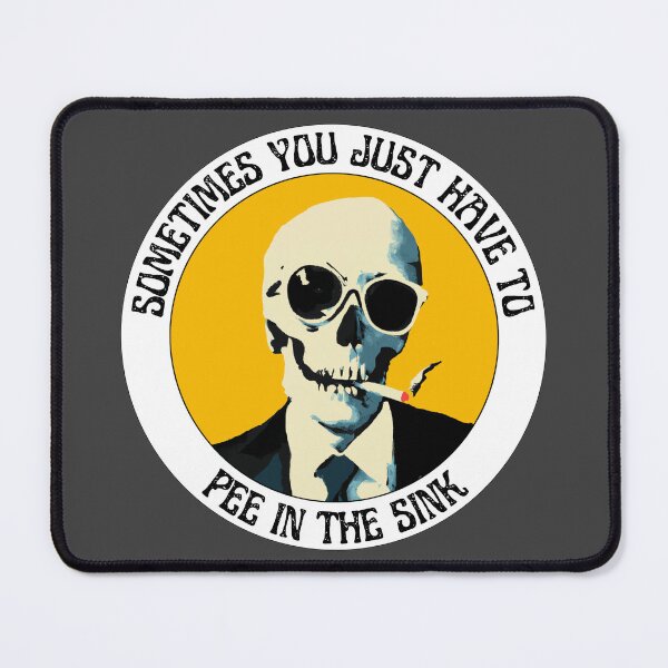 Artikelvorschau, Sometimes You Have To Pee In The Sink Pop Art Skull entworfen und verkauft von PVSKI.