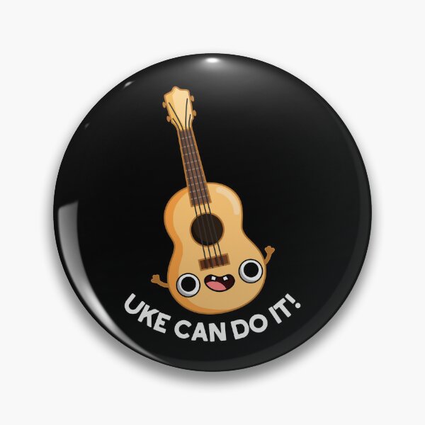 Item preview, Uke Can Do It Funny Ukelele Puns (Dark BG) designed and sold by punnybone.