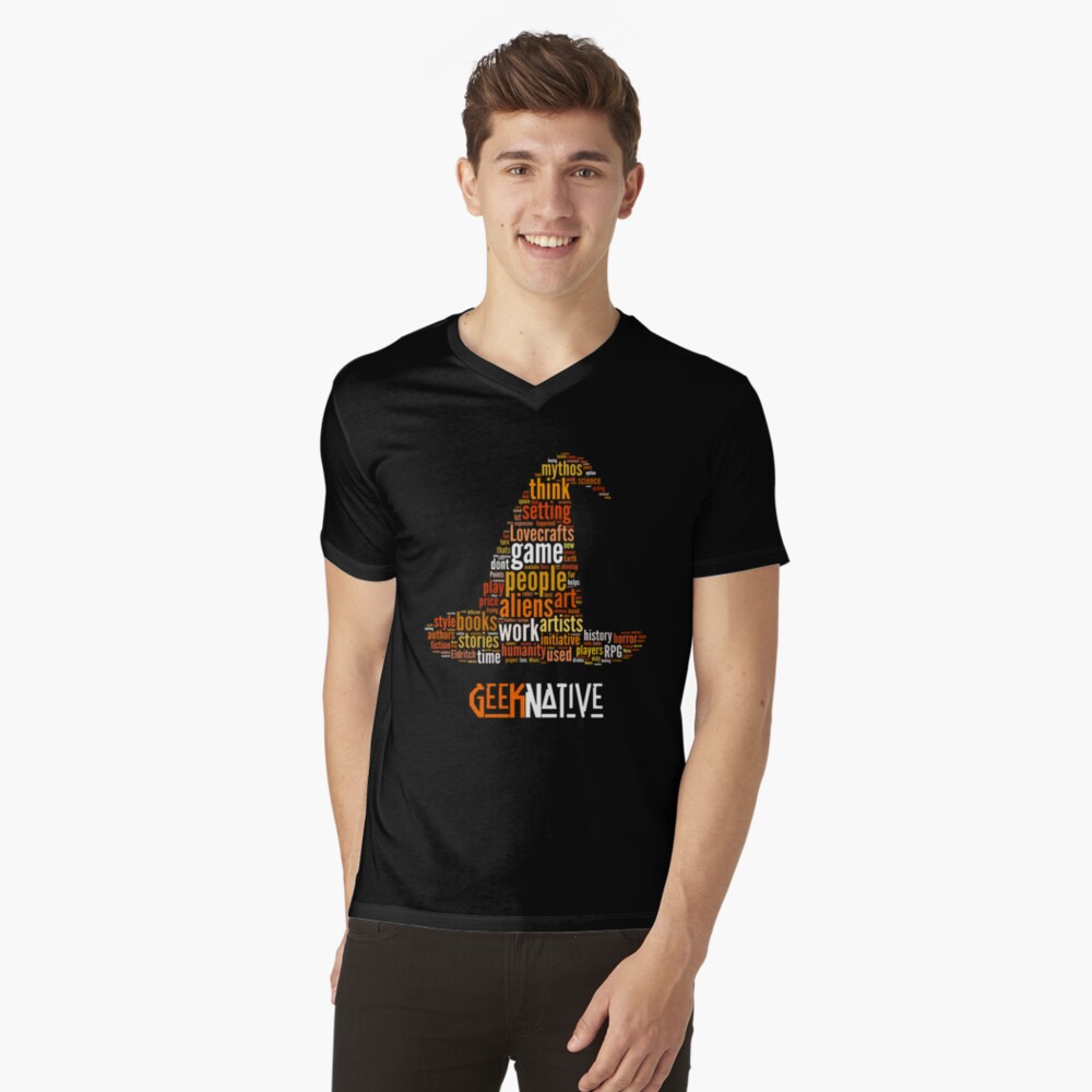 Item preview, V-Neck T-Shirt designed and sold by GeekNative.