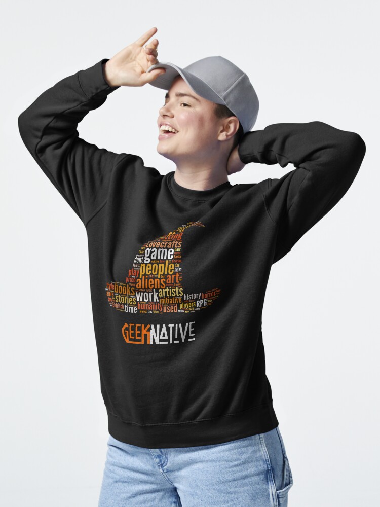 Thumbnail 5 of 7, Pullover Sweatshirt, Geek Native designed and sold by GeekNative.