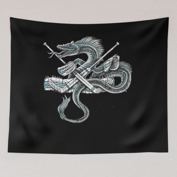 Item preview, Blue Dragon Goaltender Hockey Goalie Premium designed and sold by goldielopez.