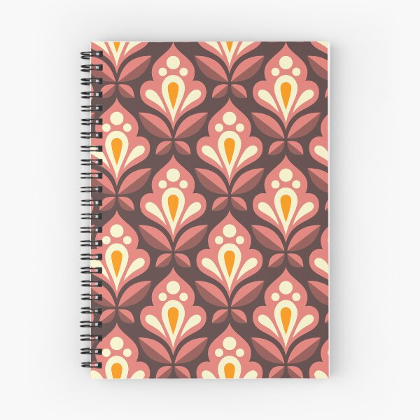 Item preview, 2082 - abstract geometric flowers, red / yellow designed and sold by RouCouCou.