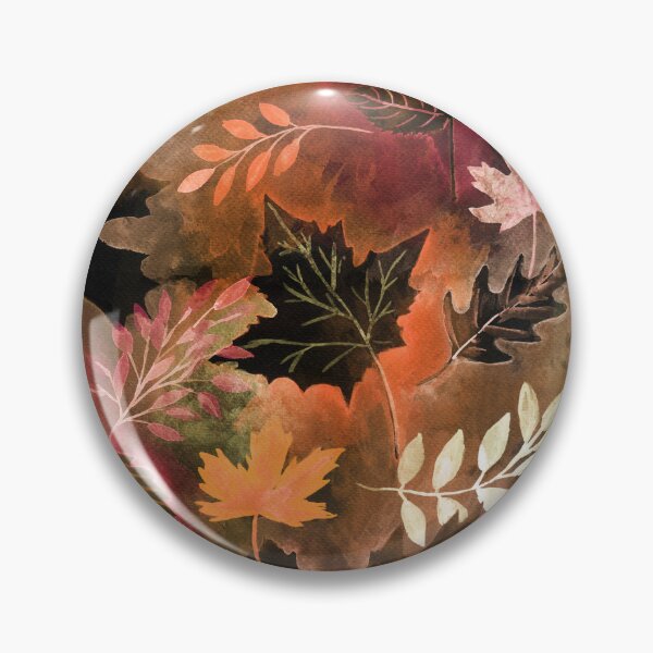 Item preview, Autumn Mood, Watercolor fall Leaves designed and sold by Rebecca Reck Art.