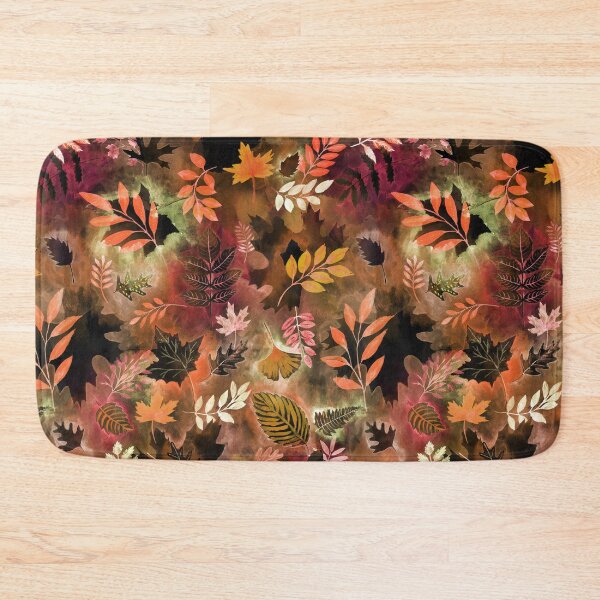 Item preview, Autumn Mood, Watercolor fall Leaves designed and sold by Rebecca Reck Art.