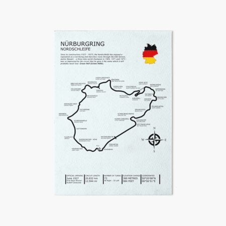 Der Nürburgring - Nordschleife Galeriedruck