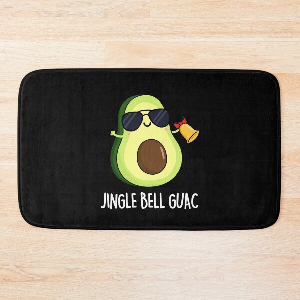 Item preview, Jingle Bell Guac Christmas Funny Guacamole Puns (Dark BG) designed and sold by punnybone.