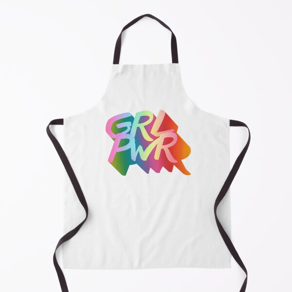 Item preview, GRL PWR Colorful Spectrum Extruded Long Shadow Bold Typography Girl Power Quote designed and sold by Cawaiico.