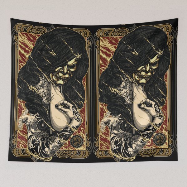 Item preview, hidden face in flames designed and sold by The-Sastra.