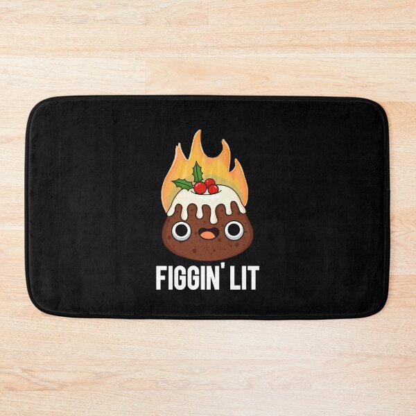 Item preview, Figgin Lit Funny Figgy Pudding Puns (Dark BG) designed and sold by punnybone.