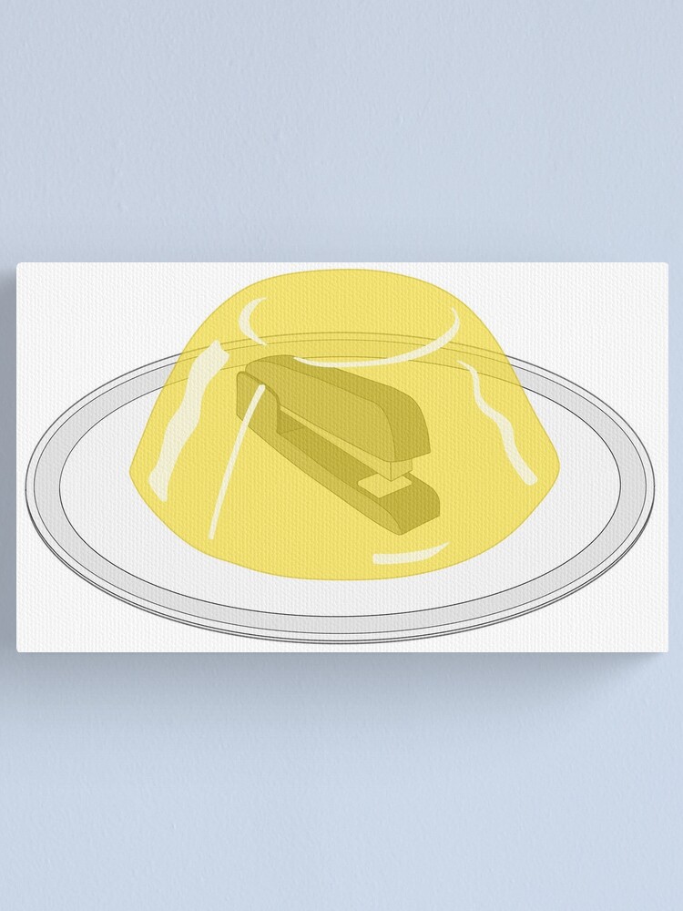"Stapler in jello The Office" Canvas Print by tlaprise Redbubble