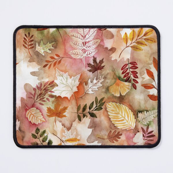 Item preview, Copy of Autumn Mood, Watercolor fall Leaves designed and sold by Rebecca Reck Art.