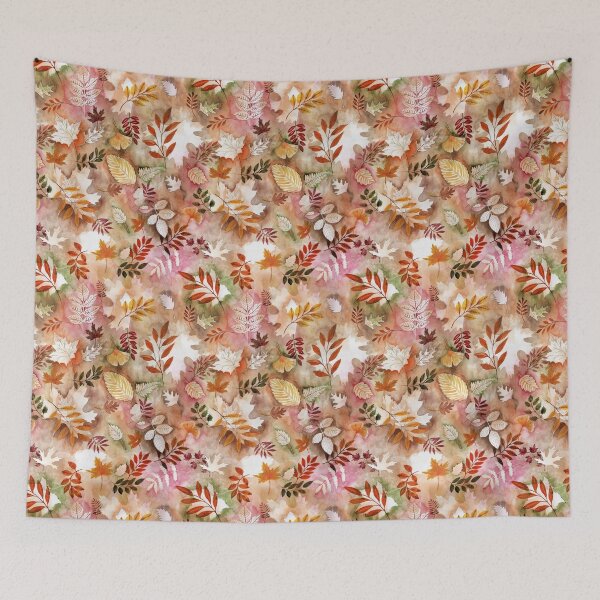Item preview, Copy of Autumn Mood, Watercolor fall Leaves designed and sold by Rebecca Reck Art.